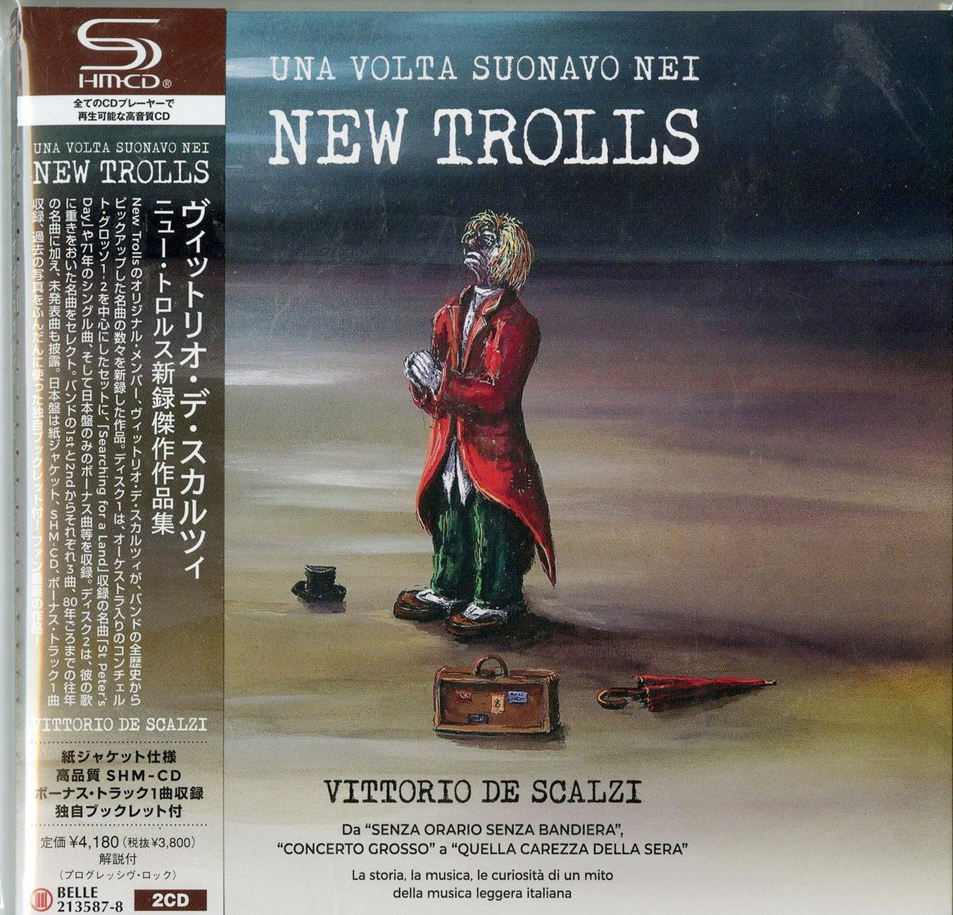 Vittorio De Scalzi - Una Volta Suonavo Nei New Trolls - Japan  2 Mini LP SHM-CD+Book Bonus Track
