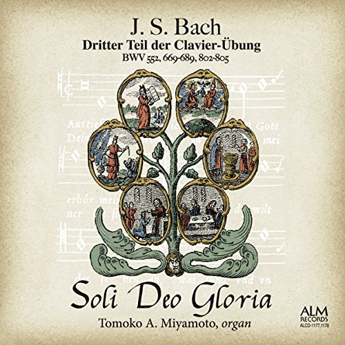 Tomoko Miyamoto - Soli Deo Gloria J. S. Bach Dritter Teil Der Clavier-Ubung Bwv 552. 669-689. 802-805 - Japan  2 CD