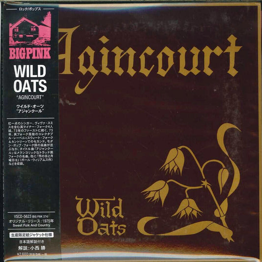 Wild Oats - Agincourt - Import Mini LP CD With Japan Obi Limited Edition