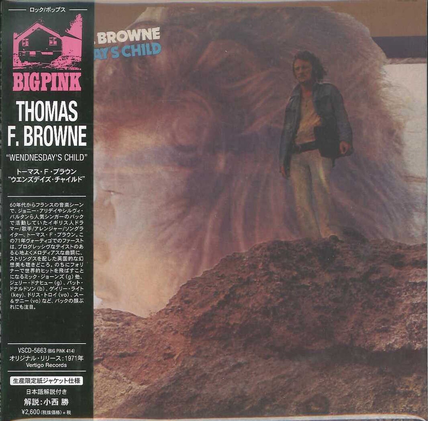 Thomas F.Browne - Wendnesday'S Child - Mini LP CD Limited Edition