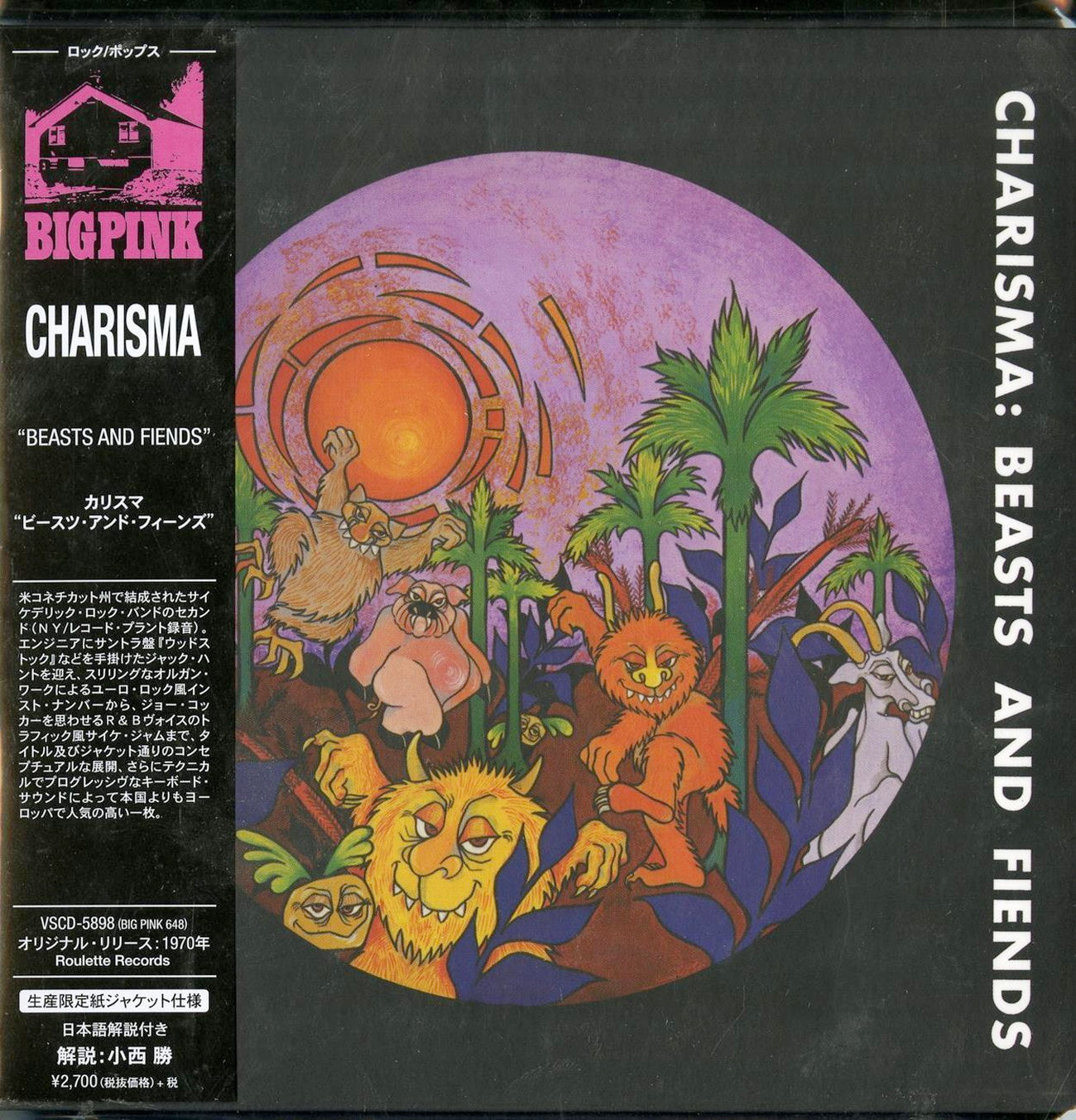 Charisma - Beasts And Fiends - Import Mini LP CD Limited Edition
