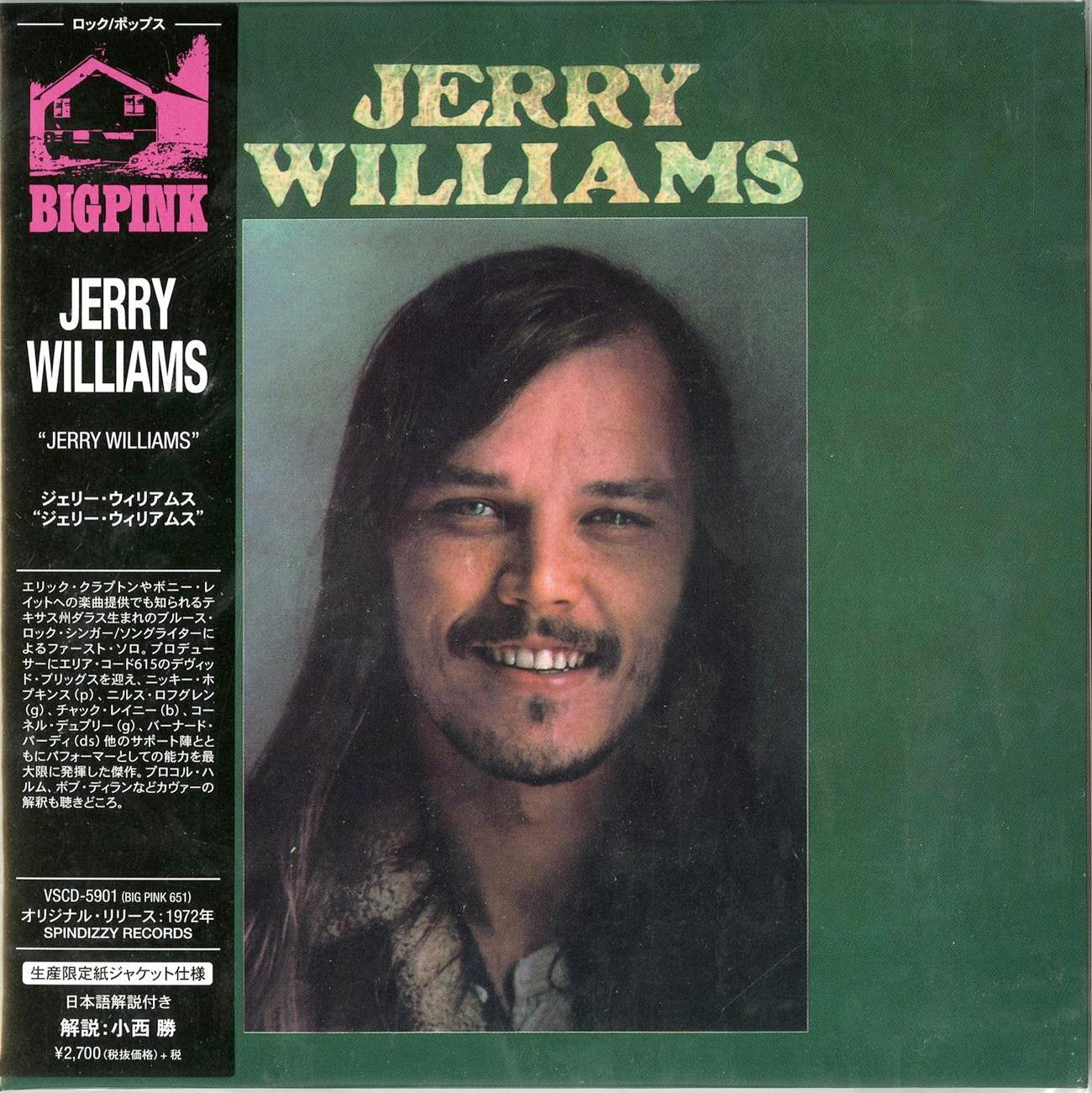 Jerry Williams - S/T - Import Mini LP CD Limited Edition