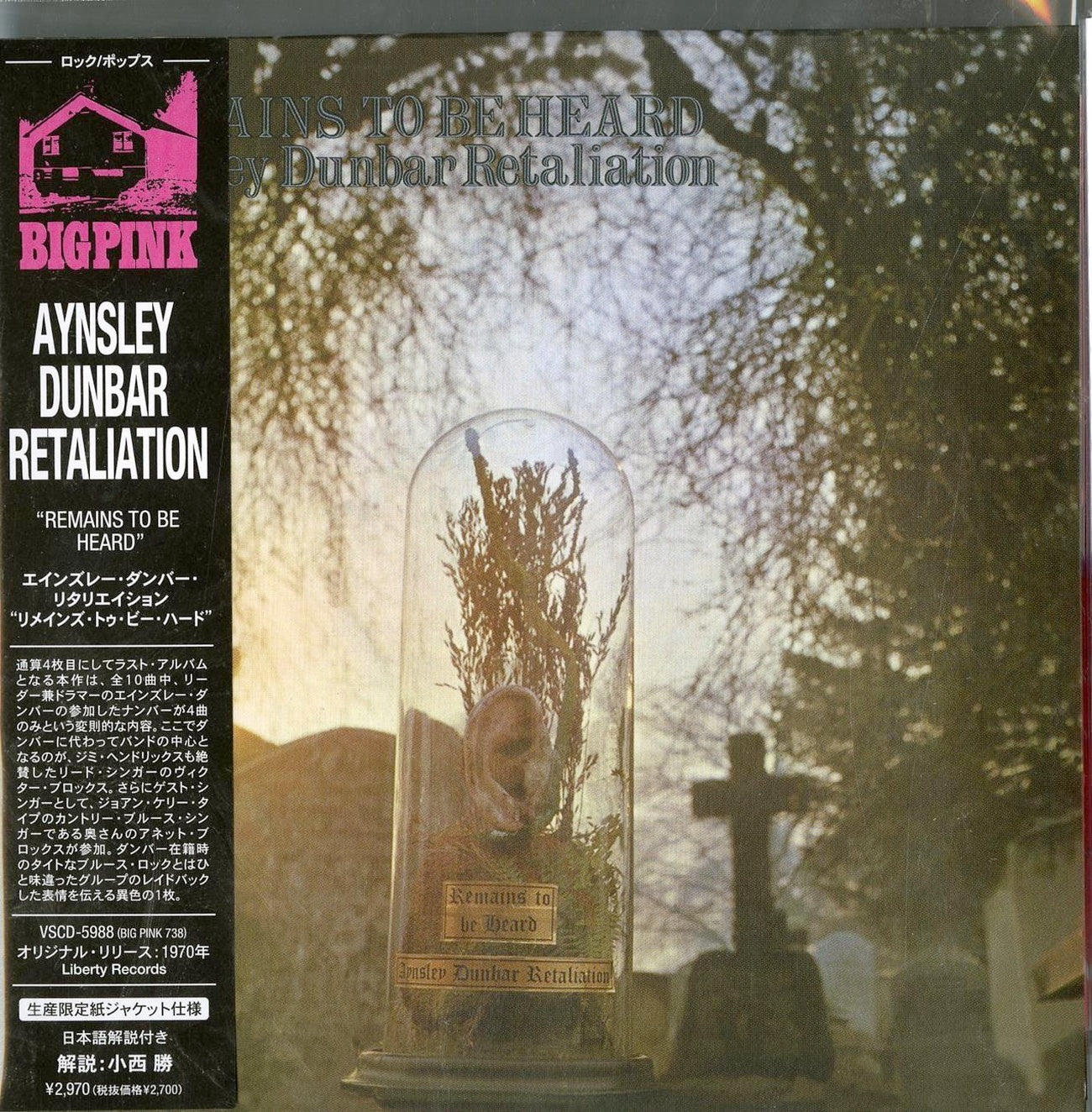 Aynsley Dunbar Retaliation - Remains To Be Heard - Import Mini LP CD Limited Edition