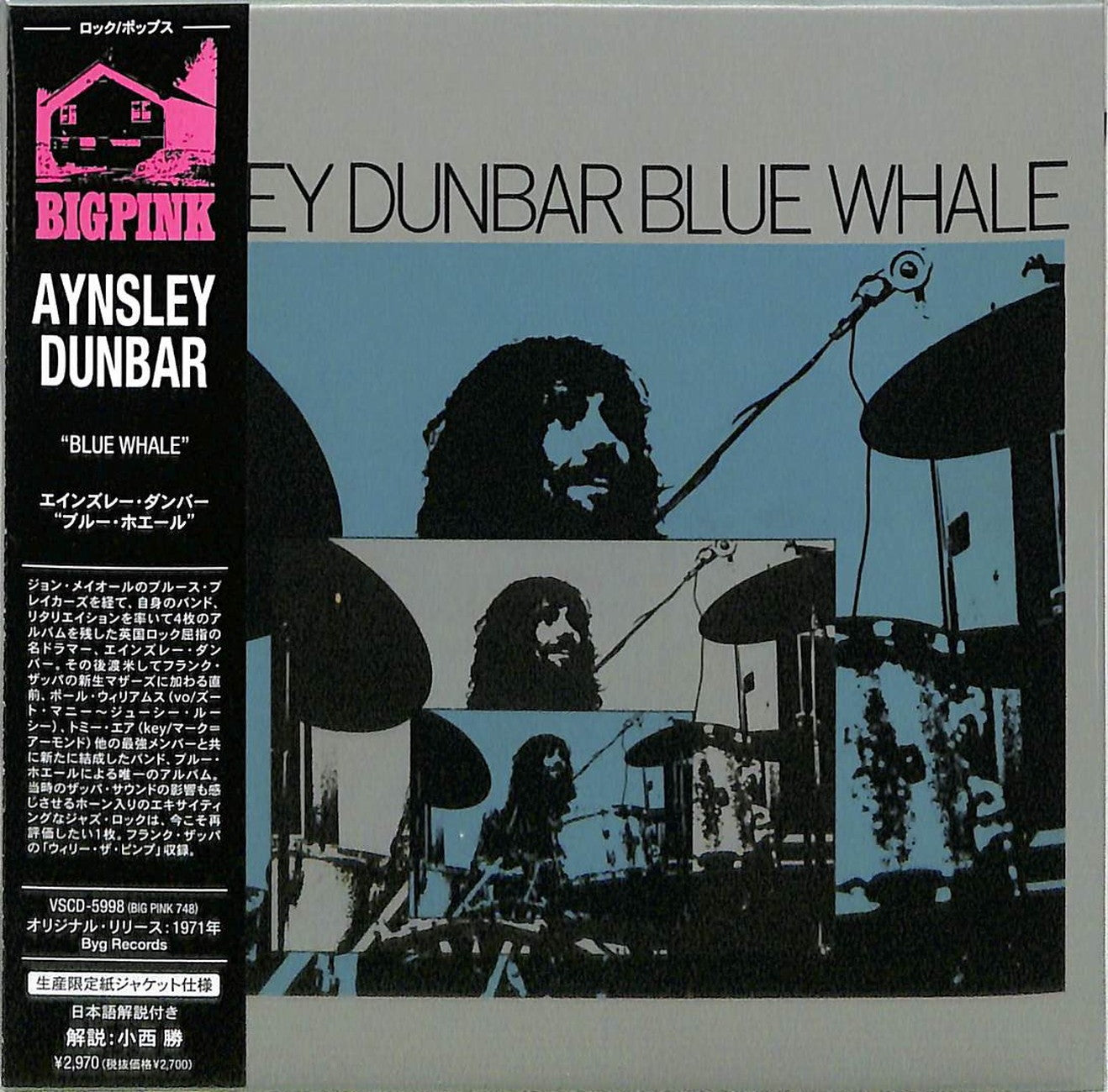 Aynsley Dunbar - Blue Whale - Import Mini LP CD Limited Edition