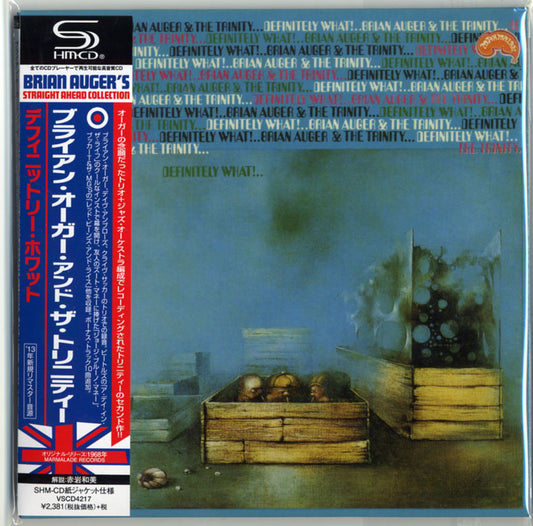 Brian Auger & The Trinity - Definiteley What - Japan  Mini LP SHM-CD Limited Edition