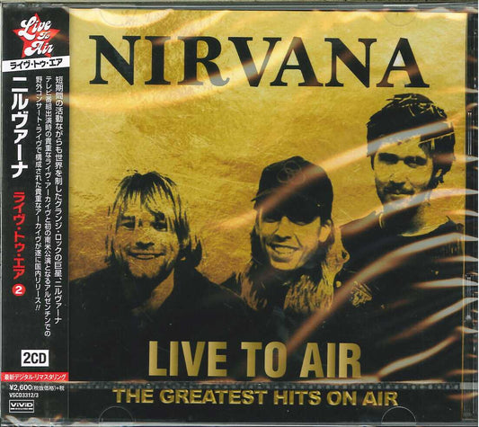 Nirvana - Liive To Air - The Greatest Hits On Air - 2 CD Import  With Japan Obi