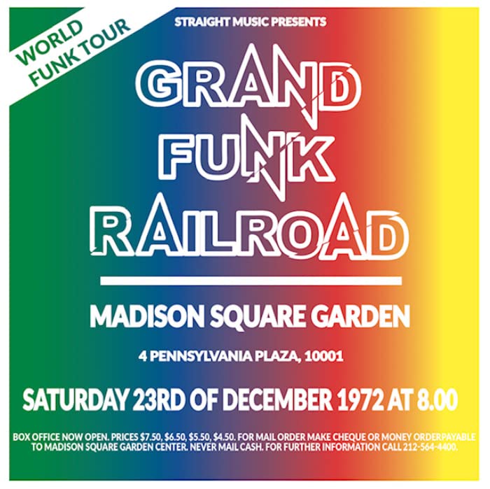 Grand Funk Railroad - Live From Msg 1972 - Import CD