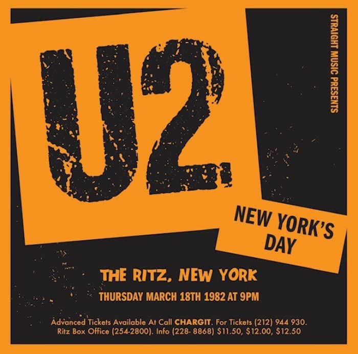 U2 - New York`S Day 1982 - Import CD