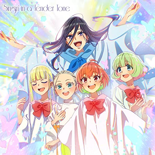 Ria Karasuma (Ayahi Takagaki), Kana Fujii (Karin Isobe), Reimi Itsushiro (Marina Horiuchi), Hibiki Morishima (Akane Kumada), Sonia Yanagi (Chihaya Yoshitake) - "Healer Girls (Anime)" Insert Song Album "Singin' in a Tender Tone" - Japan  CD