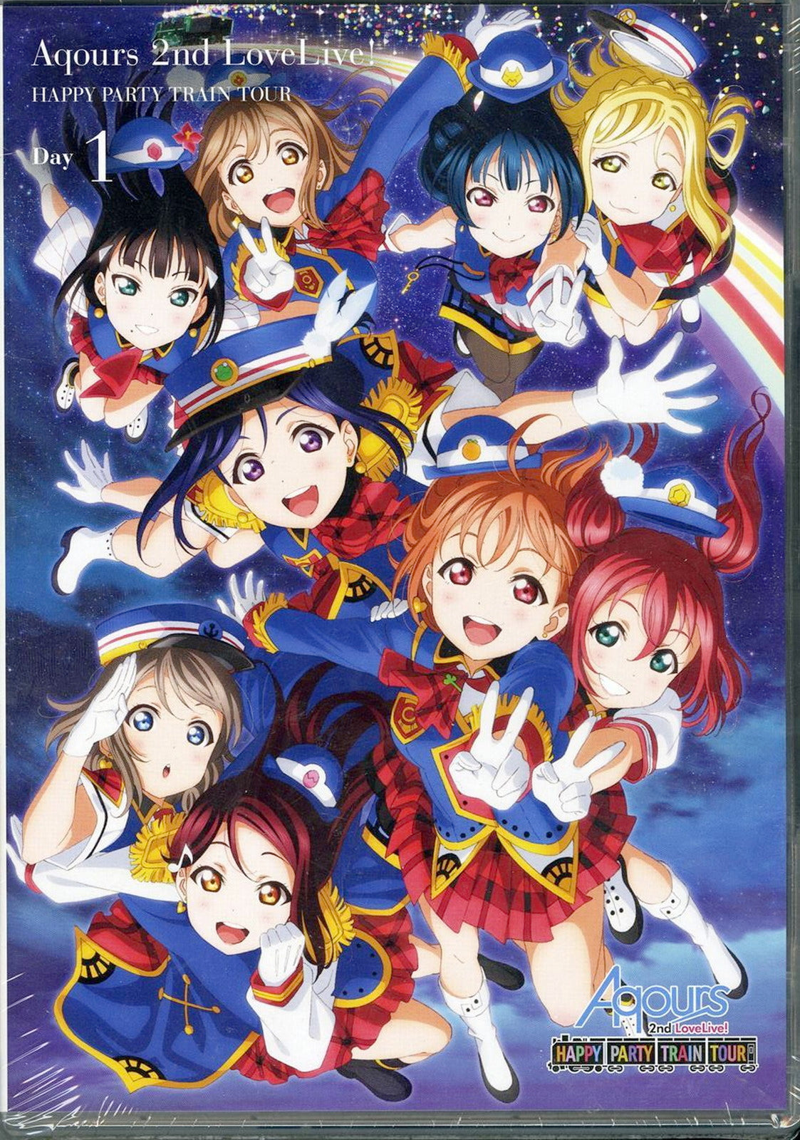 Aqours - Love Live! Sunshine!! Aqours 2nd LoveLive! HAPPY PARTY TRAIN TOUR DVD [Saitama Koen Day1] - Japan  DVD