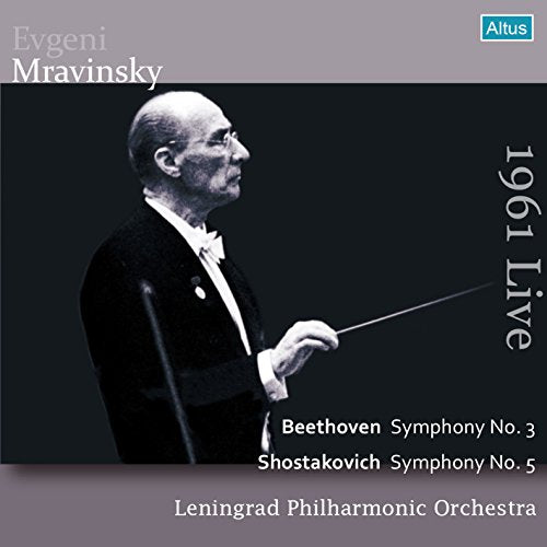Beethoven (1770-1827) - "Beethoven Symphony No.3, Shostakovich Symphony No.5 : Mravinsky / Leningrad Philharmonic (Bergen 1961)(2CD)" - Import 2 CD