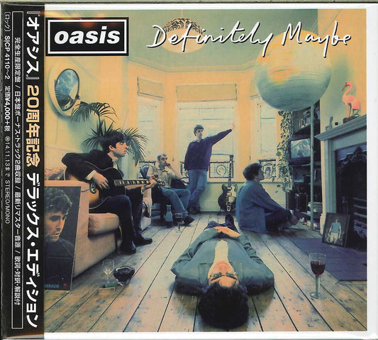 Oasis - Definitely Maybe - Japan  3 Mini LP CD+Book Bonus Track Limited Edition