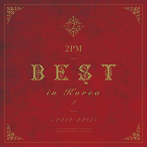 2Pm - 2Pm Best In Korea 2 2012-2017 - Japan  CD