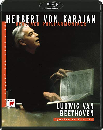 Herbert von Karajan (conductor) / Berlin Philharmonic Orchestra - Symphonies Nos.1, 8 : Herbert von Karajan / Berlin Philharmonic (1983, 1984) - Japan Blu-ray Disc