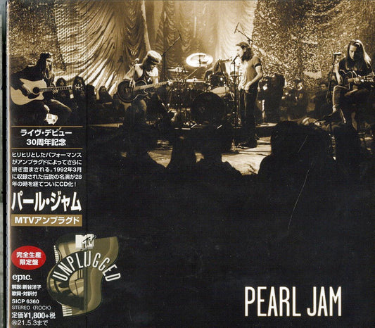 Pearl Jam - Mtv Unplugged - Japan  Mini LP CD Limited Edition