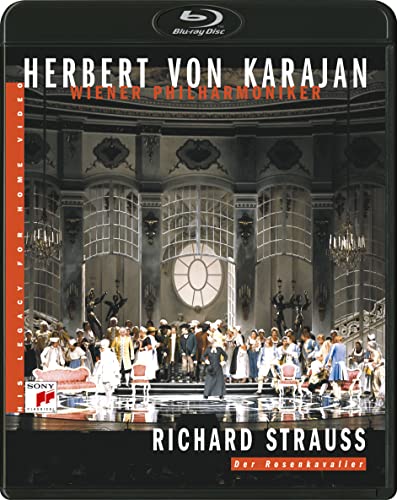 Herbert von Karajan (conductor) / Vienna Philharmonic Orchestra - Der Rosenkavalier : Herbert von Karajan / Vienna Philharmonic, Tomowa-Sintow, Baltsa, Perry, Moll, etc (1984 Salzburg)(2BD) - Japan Blu-ray Disc