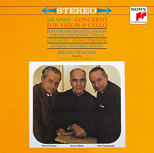 Bruno Walter - Brahms: Double Concerto For Violin And Cello & Schumann: Piano Concerto - Japan  SACD Hybrid