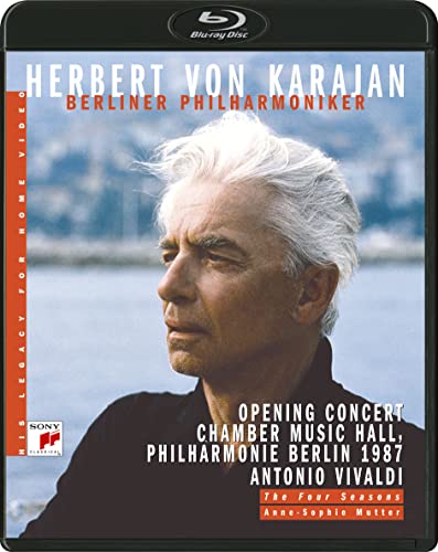 Herbert Von Karajan,Berlin Philharmonic Orchestra,Anne-Sophie Mutter - Karajan's Legacy Commemorative Concert for the Inauguration of the Kammermusiksaal Vivaldi: Violin Concerto Collection "The Four Seasons - Japan Blu-ray Disc