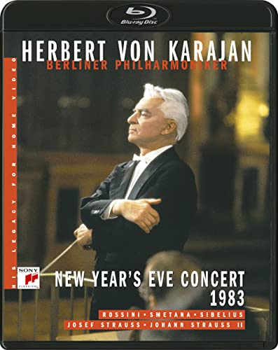 Karajan, Herbert Von (1908-1989) - Herbert von Karajan / Berlin Philharmonic : Silvester Concert 1983 -Rossini, Smetana, Sibelius, J.Strauss - Japan Blu-ray Disc