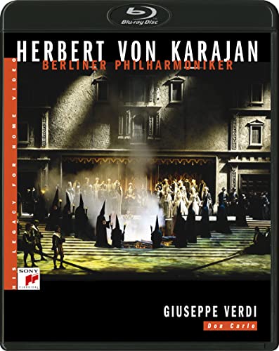 Verdi (1813-1901) - Don Carlo : Herbert von Karajan / Berlin Philharmonic, Carreras, Baltsa, Furlanetto, Cappuccilli, d'Amico, etc (1986 Stereo) - Japan Blu-ray Disc