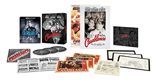 Movies & TV - Casablanca w/ Japanese Dubbed Ver. - Japan 4K ULTRA HD & Blu-ray Set Limited Edition