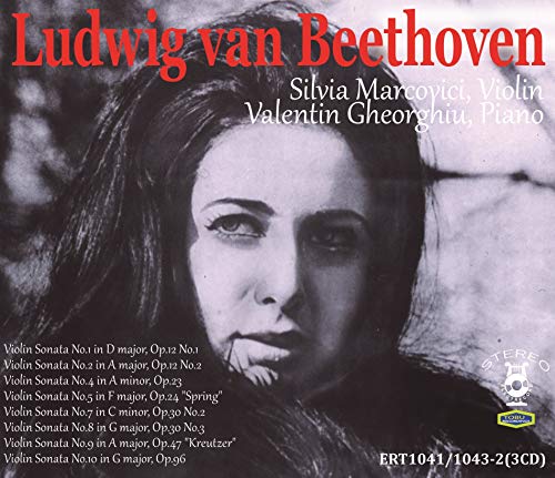 Beethoven (1770-1827) - Violin Sonata, 1, 2, 4, 5, 7, 8, 9, 10, : Marcovici(Vn)V.gheorghiu(P) - Import 3 CD