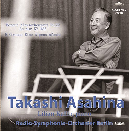 Strauss, Richard (1864-1949) - R.Strauss Eine Alpensinfonie, Mozart Piano Concerto No.22 : Takashi Asahina / Berlin Deutsches Symphony Orchestra, Kallir(P)(1964 Stereo)(2CD) - Import 2 CD