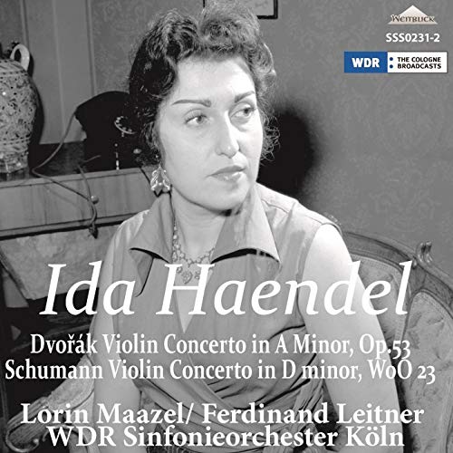 Dvorak, Antonin(1841-1904) - Dvorak Violin Concerto, Schumann Violin Concerto : Ida Haendel(Vn)Leitner / Maazel / Cologne Rso - Import CD