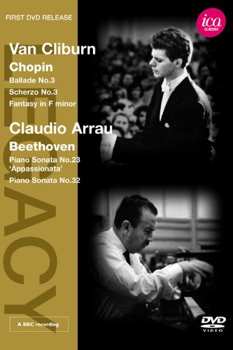 Chopin (1810-1849) - Chopin Ballade No.3, Scherzo No.3, Fantasy : Cliburn +Beethoven Piano Sonata No.23 : Arrau (1959) - Import DVD