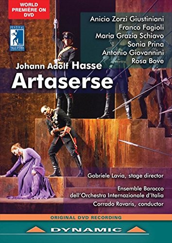Hasse (1699-1783) - Artaserse : Lavia, Rovaris / Italian International Orchestra, Giustiniani, Schiavo, Prina, etc (2012 Stereo)(2DVD) - Import 2 DVD