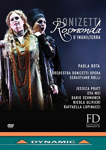 Donizetti (1797-1848) - Rosmonda d'Inghilterra : P.Rota, Rolli / Donizetti Opera, Pratt, Eva Mei, Schmunck, etc (2016 Stereo)(2DVD) - Import 2 DVD