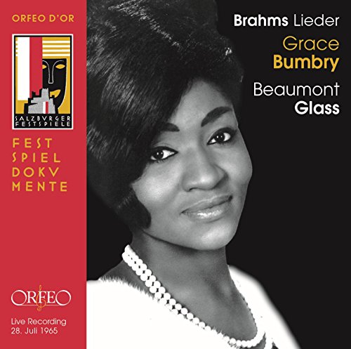 Brahms (1833-1897) - Lieder : Grace Bumbry(Ms)B.Glass(P)(1965 Salzburg) - Import CD