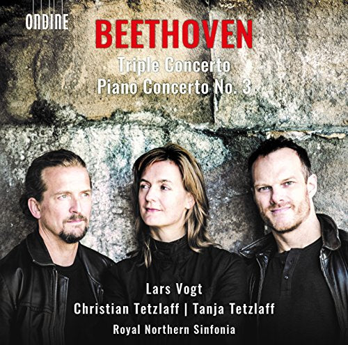 Beethoven (1770-1827) - Triple Concerto, Piano Concerto No.3 : Vogt(P)/ Royal Northern Sinfonia, Tetzlaff(Vn)T.Tetzlaff(Vc) - Import CD