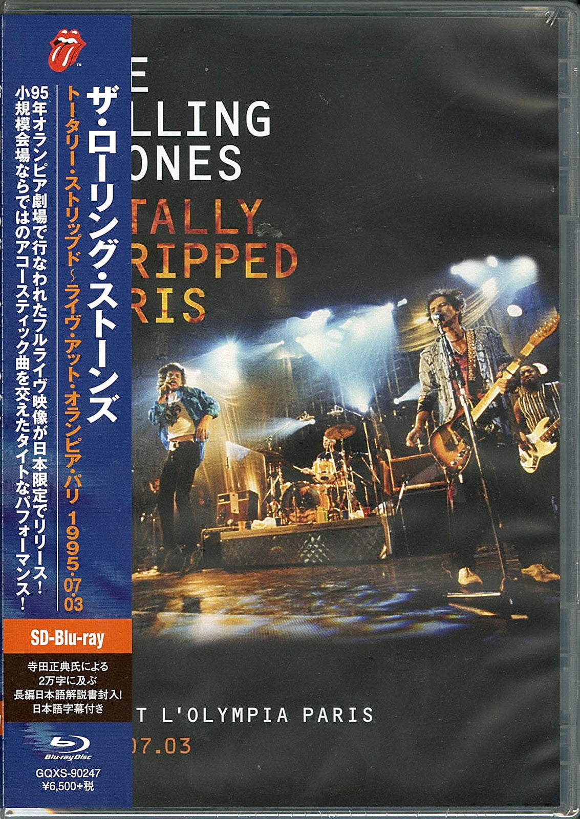 The Rolling Stones - Totally Stripped ~Live At L' Olympia Paris 1995.07.03 - Import Blu-ray Disc