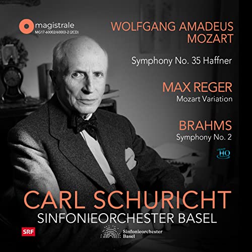 Brahms (1833-1897) - Brahms Symphony No.2, Mozart Symphony No.35, Reger Mozart Variations : Carl Schuricht / Basel Symphony Orchestra (1964)(2UHQCD) - Import 2 UHQCD