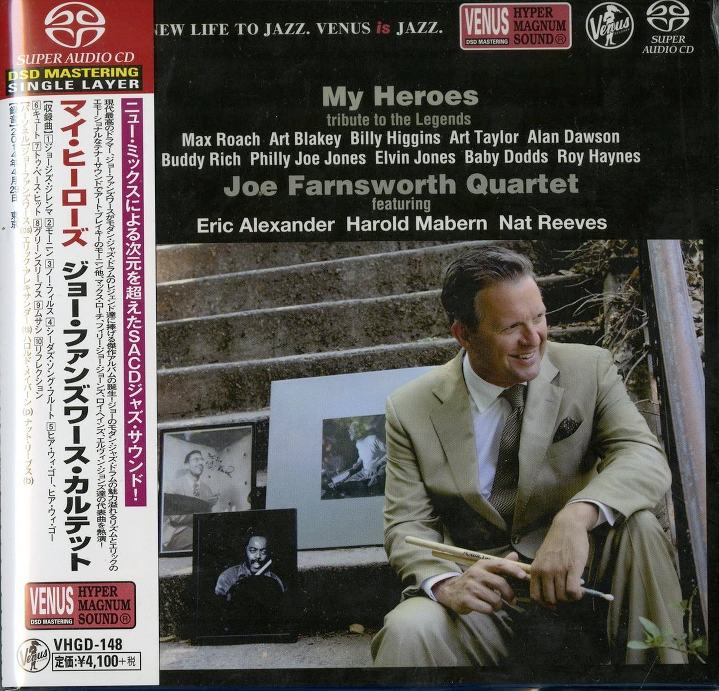 Joe Farnsworth Quartet - My Heroes Tribute To The Legends - Japan  SACD