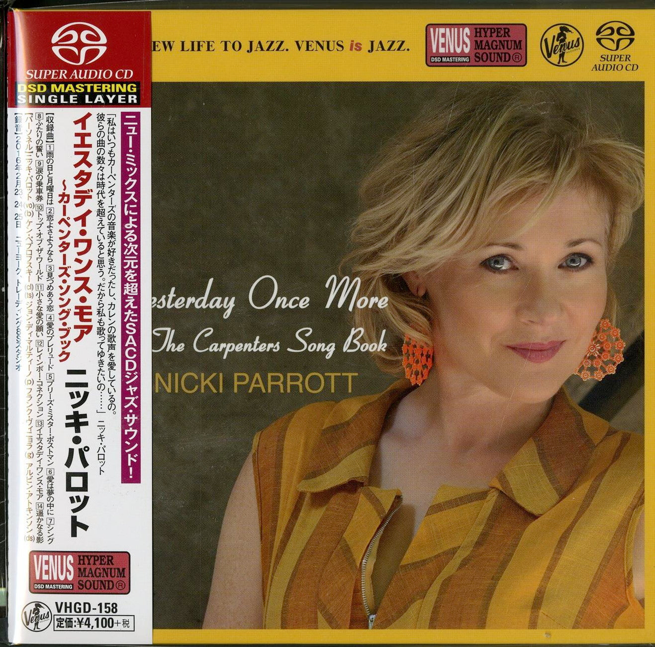 Nicki Parrott - Yesterday Once More - Carpenters Song Book - SACD