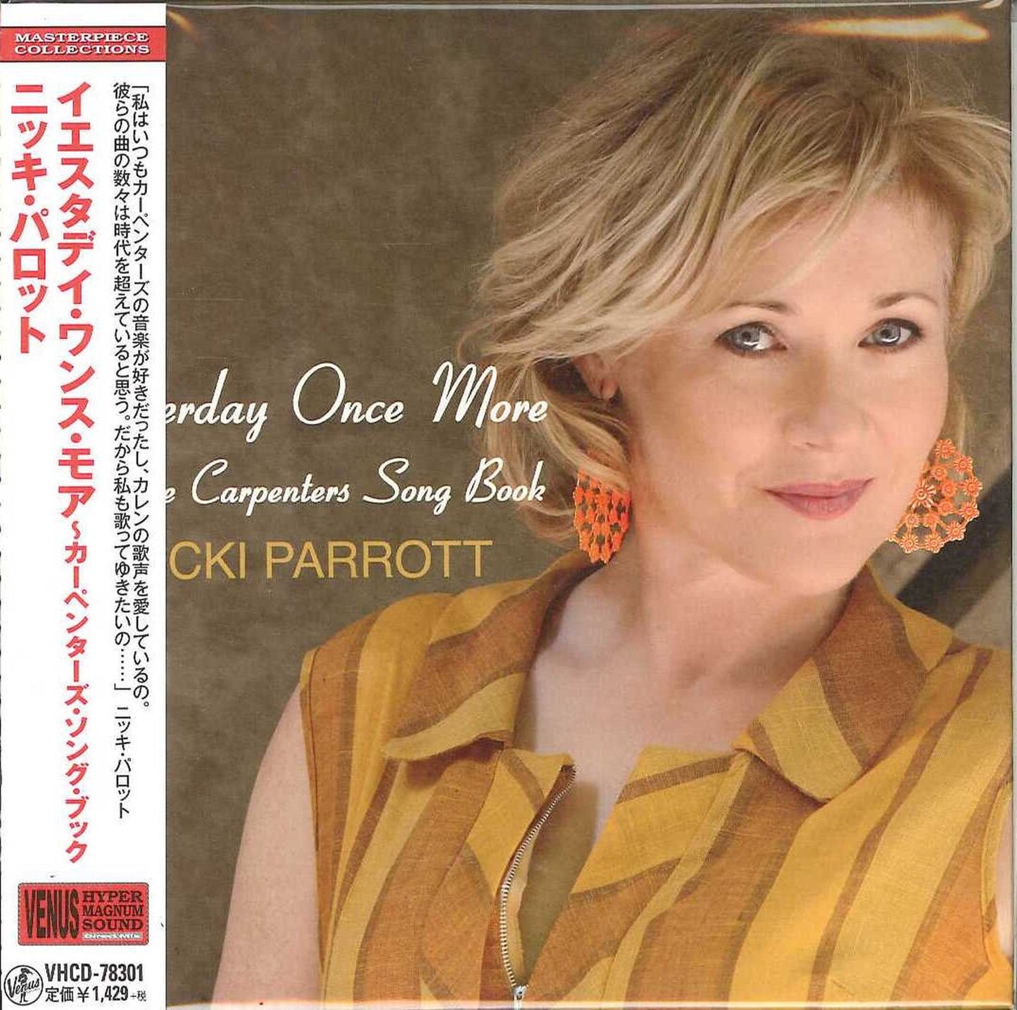 Nicki Parrott - Yesterday Once More-Carpenters Song Book - Japan  Mini LP CD