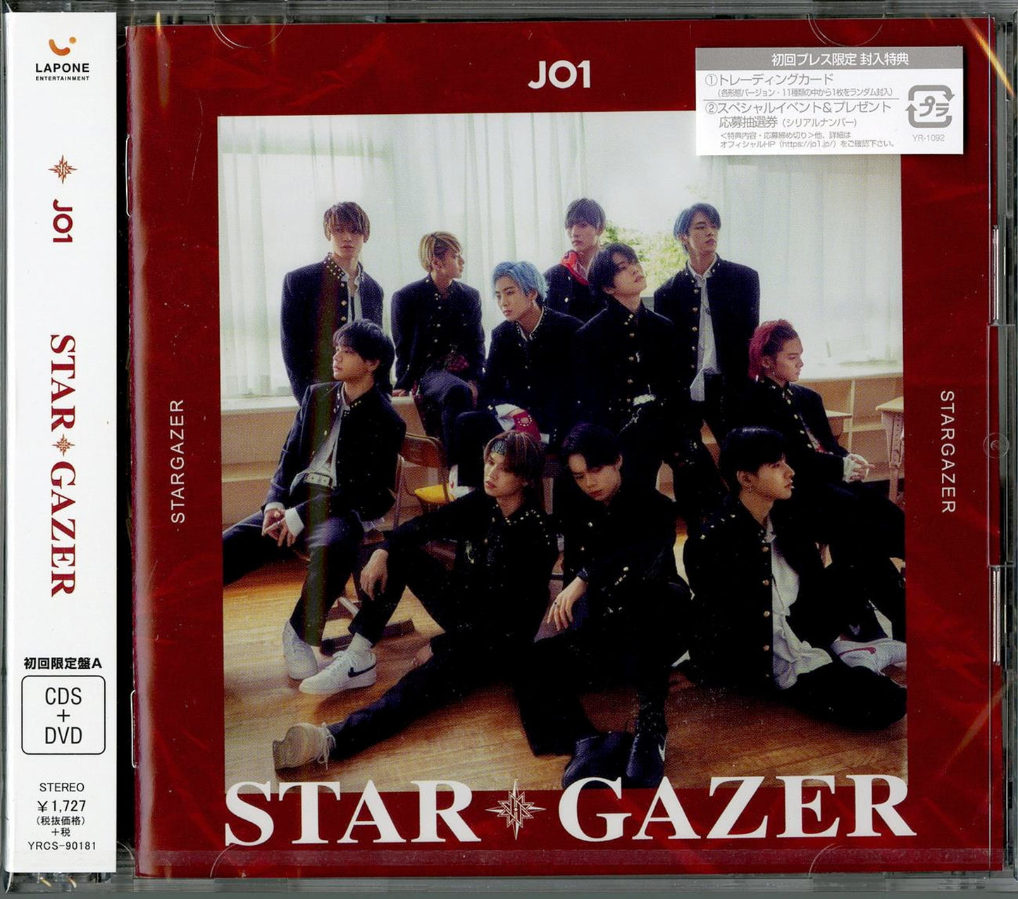 Jo1 - Stargazer (Type-A) - Japan  CD+DVD Limited Edition