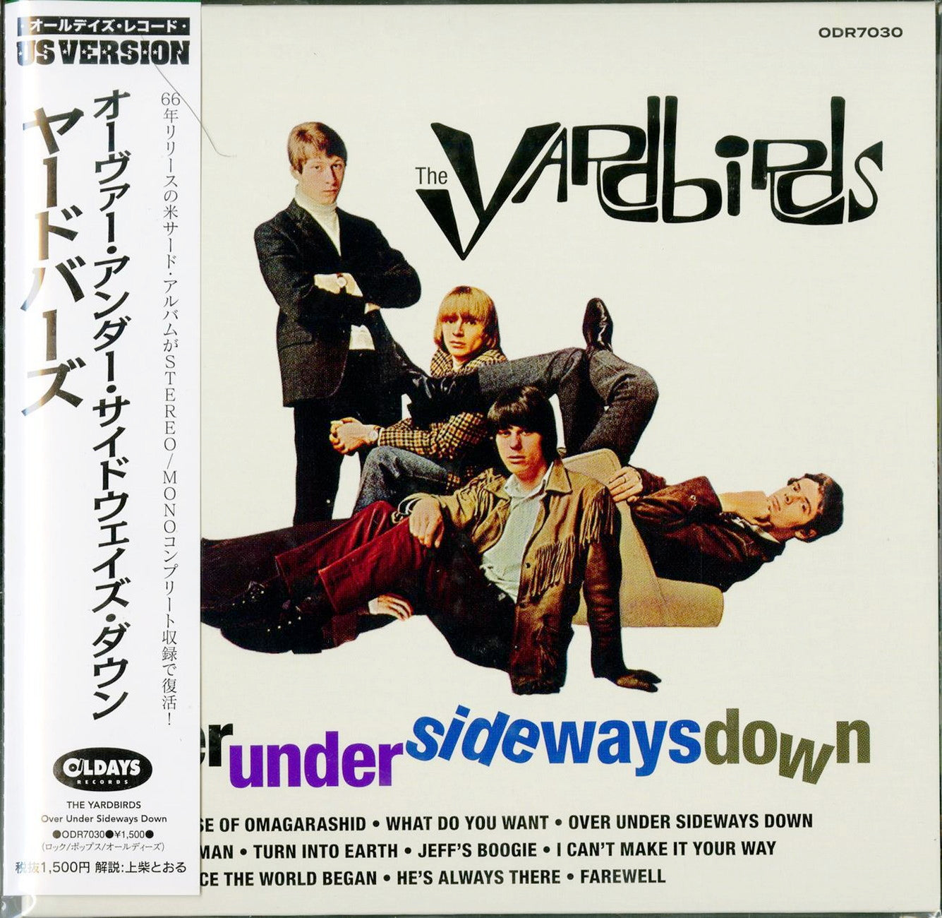 Yardbirds - Over Under Sideways Down - Japan Mini LP CD – CDs Vinyl ...