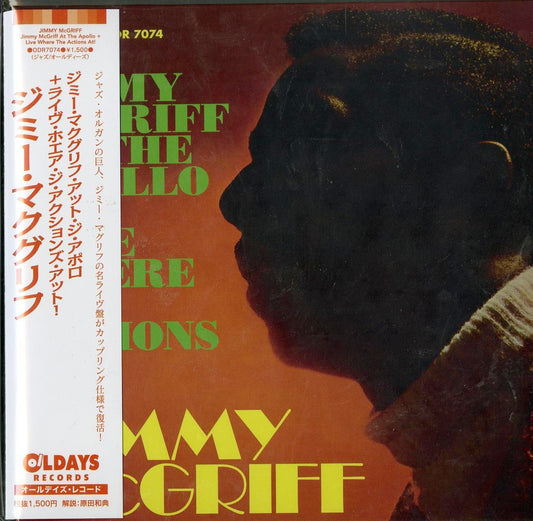 Jimmy Mcgriff - Jimmy Mcgriff At The Apollo + Live Where The Actions At! - Japan  Mini LP CD