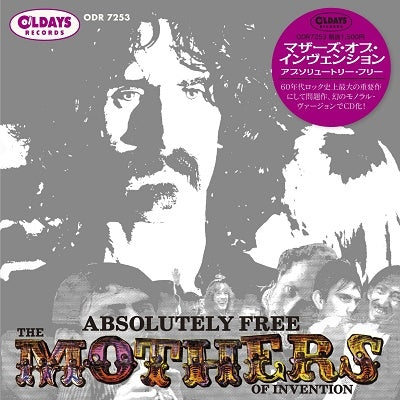 The Mothers Of Invention - Absolutely Free - Japan Mini LP CD Bonus Track