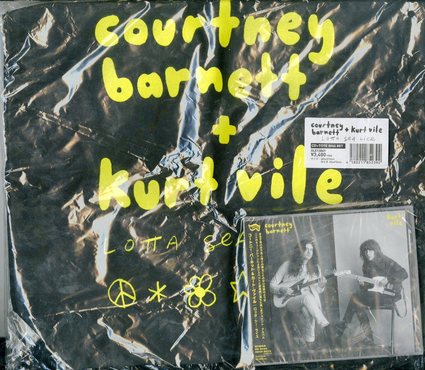 Courtney Barnett & Kurt Vile - Lotta Sea Lice - Japan  CD+Tote Bag Limited Edition