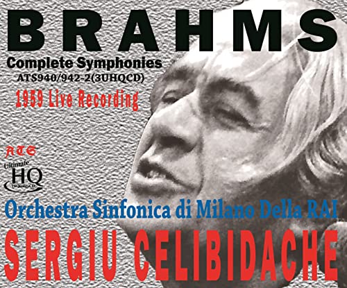 Brahms (1833-1897) - Complete Symphonies : Sergiu Celibidache / Milan RAI Symphony Orchestra (1959)(3UHQCD) - Import 3 UHQCD