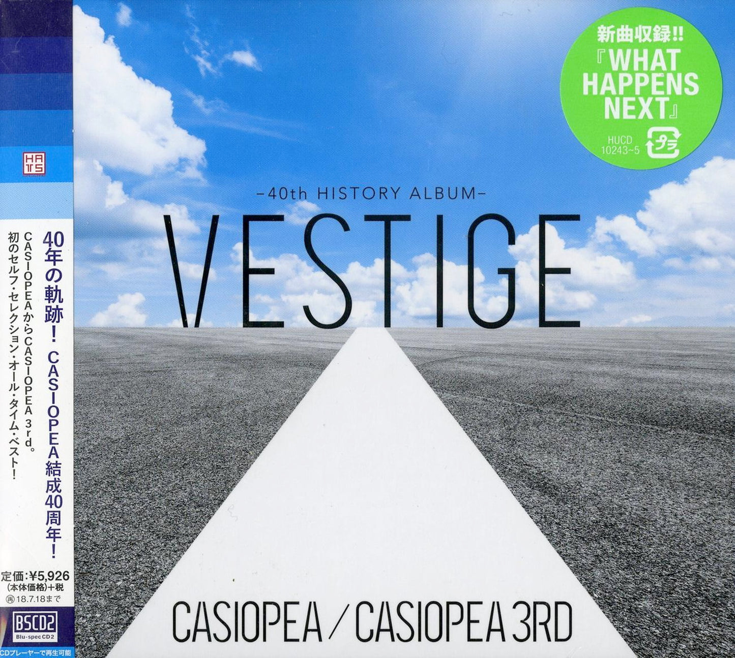 Casiopea/Casiopea 3Rd - Vestige -40Th History Album- - Japan  3 Blu-spec CD2+Book