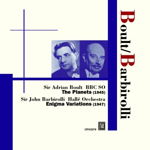 Holst, Gustav (1874-1934) - "Holst The Planets : Boult / BBC Symphony, Elgar Enigma Variations : Barbirolli / Halle Orchestra" - Import CD