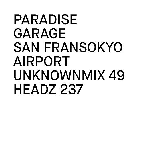 Paradise Garage - San Fransokyo Airport Cassette Tape - Japan CD