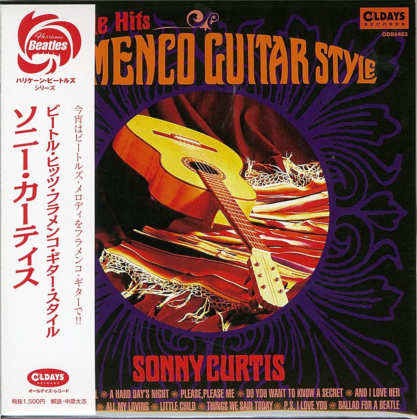 Sonny Curtis - Beatle Hits Flamenco Guitar Style - Japan  Mini LP CD Bonus Track
