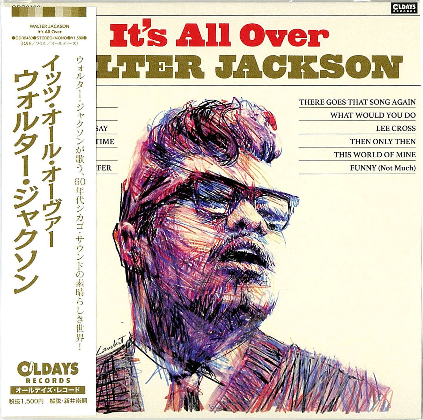 Walter Jackson - It'S All Over - Japan  Mini LP CD Bonus Track