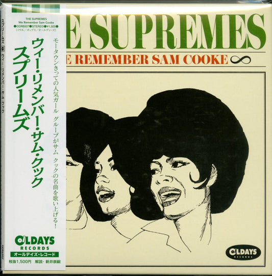 The Supremes - We Remember Sam Cooke - Japan  Mini LP CD Bonus Track